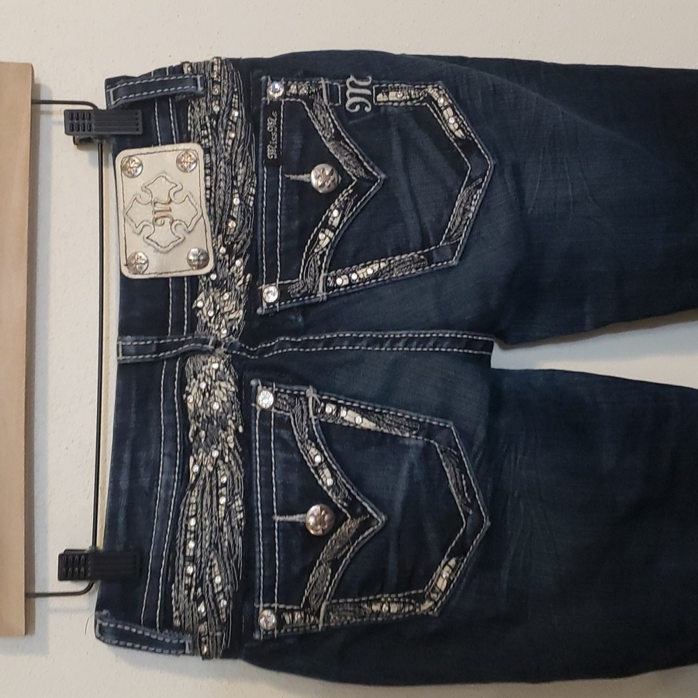 Miss Me Jeans Women Size 26 Blue Signature Skinny - Picture 5 of 8